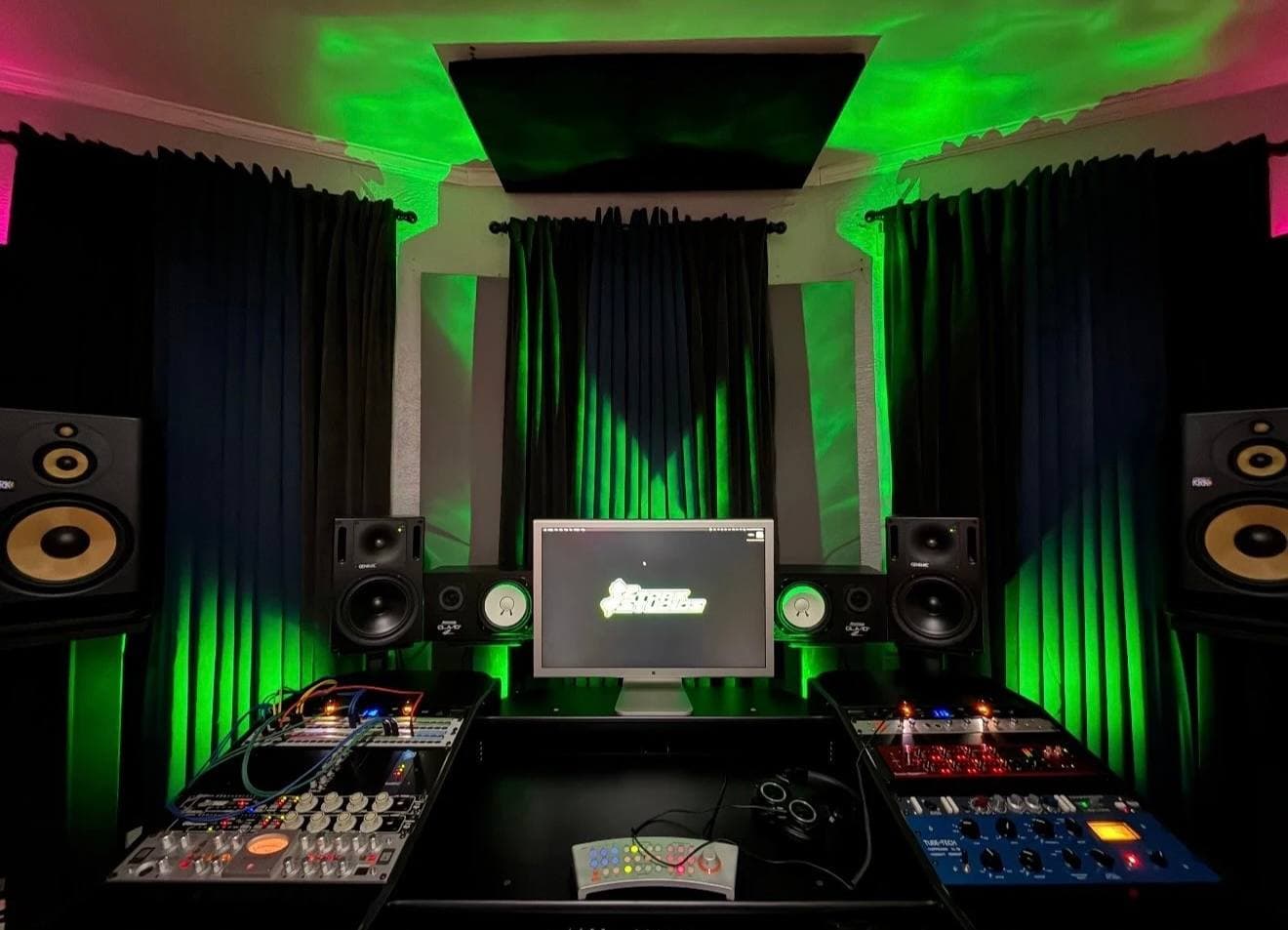 Inside the 2Trak Studios recording room